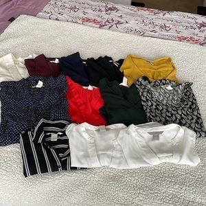 12 Tops for Price of 3